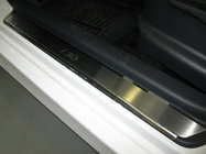 Hyundai I-30 2007–2011 Nerezové kryty prahů Nataniko (4 ks, nerez) Premium – 3M páska, 0,8 mm fotografie 1