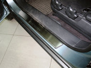 Hyundai Tucson JM 2004– Nerezové kryty prahů Nataniko (4 ks, nerez) fotografie 1