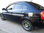 Hyundai Accent 2006–2010 Chromové kryty klik dveří (4 ks) OmsaLine – italská nerezová ocel fotografie 3