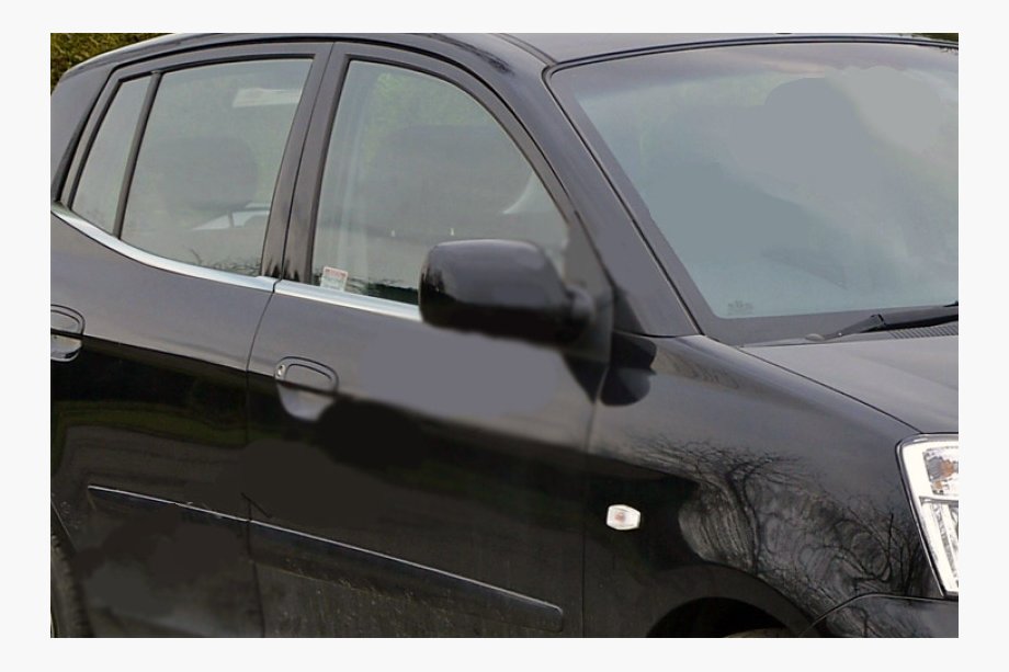 Kia Picanto 2004–2011 Spodní okenní lišty (4 ks, nerez) Fotografie 1