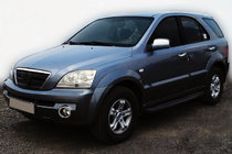 Kia Sorento I BL 2002–2009 Nerezové rámečky mlhových světel (2 ks) fotografie 1