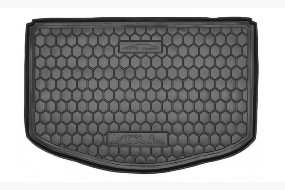 Kia Soul II 2013–2018 Spodní vana do kufru bez organizéru (Autogumm, guma) Image