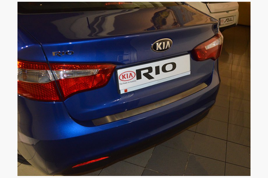 Kia Rio 2012–2017 Ochranná lišta na zadní nárazník Nataniko (nerez) Image
