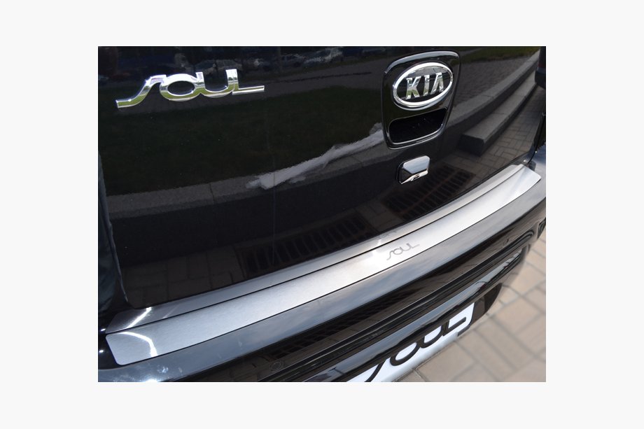 Kia Soul I 2008–2013 Nerezová lišta zadního nárazníku Natanika Image