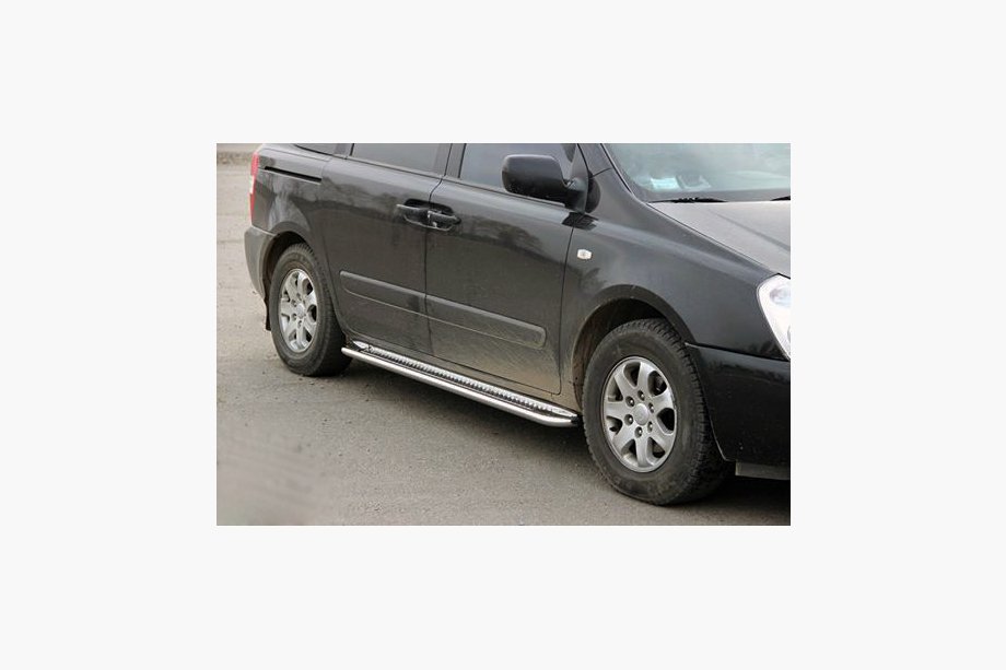 Kia Carnival 2002–2013 Boční nášlapy KB001 (nerez) Image