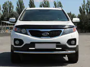Kia Sorento II XM 2009–2014 Přední ochranný rám ST008 (2010-2013, nerez) fotografie 1