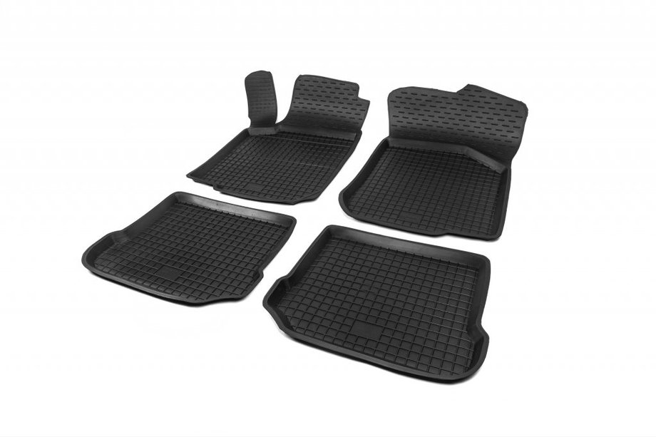 Volkswagen Bora 1998–2004 Gumové koberce do auta s okrajem (4 ks, Polytep) Image