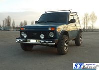 Lada Niva a Urban 1977– Přední ochranný rám ST015 (nerez) fotografie 2