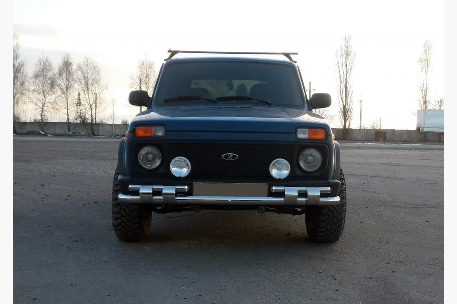 Lada Niva a Urban 1977– Přední ochranný rám ST015 (nerez) Image