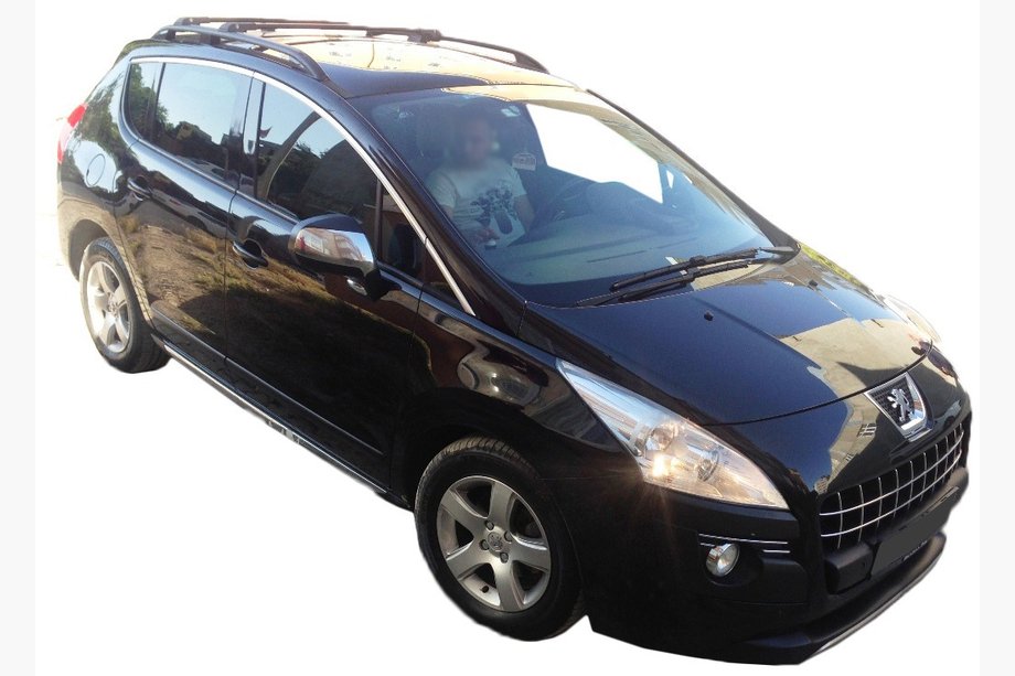 Peugeot 3008 2008–2016 Střešní podélníky Skyport Black Image