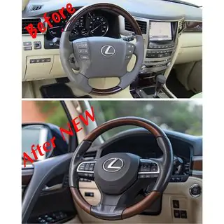 Volant kompletní (imitace dřeva) Lexus LX570/450d 2008–2022 fotografie 2