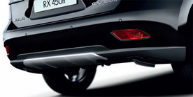 Lexus RX 2009–2015 Ochranná lišta zadního nárazníku PZ402-K0951-00 fotografie 1