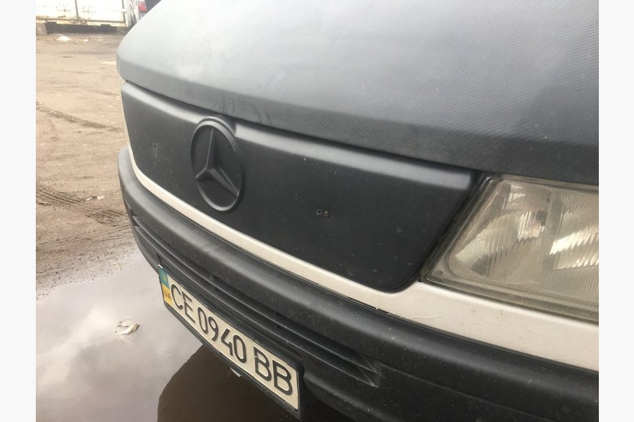 Mercedes Sprinter W901/902/903/904/905 1995–2006 Zimní clona chladiče 2000-2002, matný Fotografie 2