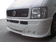 Volkswagen LT 1995–2006 Nástavec předního nárazníku pro 4 světlomety (k lakování) fotografie 2