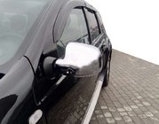 Renault Logan MCV 2005–2013 Chromové kryty zpětných zrcátek (2 ks) Carmos - Chromovaný plast fotografie 1