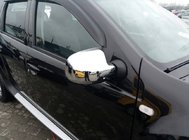 Renault Logan MCV 2005–2013 Chromové kryty zpětných zrcátek (2 ks) Carmos - Chromovaný plast fotografie 5
