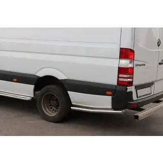 Boční trubky za zadním kolem (2 ks, nerez) fotografie 1