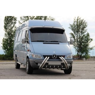 Přední ochranný rám (bullbar) Kelebek WT011 (nerez) Mercedes Sprinter W901/902/903/904/905 1995–2006 fotografie 1