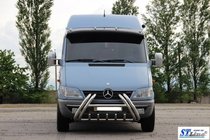 Mercedes Sprinter W901/902/903/904/905 1995–2006 Přední ochranný rám (bullbar) Kelebek WT011 (nerez) fotografie 2