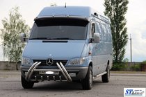 Mercedes Sprinter W901/902/903/904/905 1995–2006 Přední ochranný rám (bullbar) Kelebek WT011 (nerez) fotografie 3