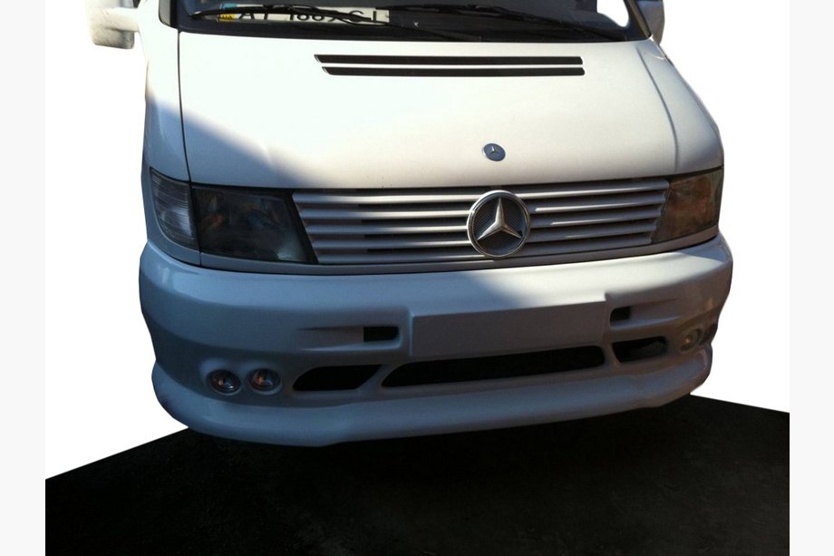 Mercedes Vito W638 1996–2003 Nástavec předního nárazníku pro 4 mlhovky (k lakování) Image
