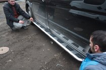 Mercedes Vito W639 2004–2014 Boční nášlapy Vison (2 ks, hliník / nerez) fotografie 6