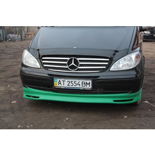Lip spoiler předního nárazníku Brabos Style (k lakování) Mercedes Viano 2004–2014 fotografie 3