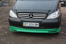 Mercedes Viano 2004–2014 Lip spoiler předního nárazníku Brabos Style (k lakování) fotografie 3