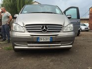 Mercedes Viano 2004–2014 Přední ochranný rám ST014 (nerez) 60/42 mm fotografie 7
