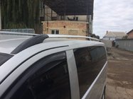 Mercedes Vito W639 2004–2014 Chromované střešní podélníky CAN – originální design (kovové nohy) fotografie 4