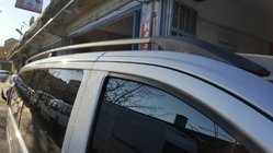Mercedes Viano 2004–2014 Černé střešní ližiny ELITE (plastová noha) Krátký rozvor (Short, Compact) fotografie 13