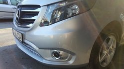 Mercedes Vito/V-class W447 2014– Nerezové lišty na masku chladiče 2014-2020 (5 ks) fotografie 5