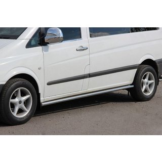 Boční nášlapné trubky BB001 (2 ks, nerez) Mercedes Viano 2004–2014 fotografie 1