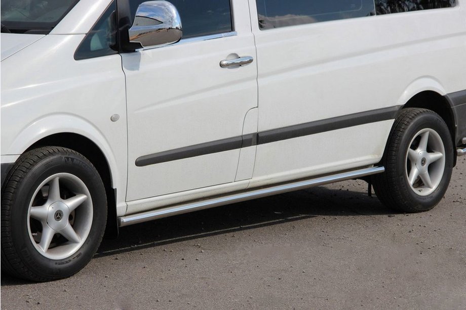 Mercedes Vito W639 2004–2014 Boční nášlapné trubky BB001 (2 ks, nerez) Image