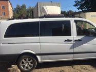 Mercedes Viano 2004–2014 Černé střešní podélníky Skyport (celokovové) fotografie 7