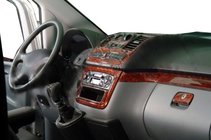 Mercedes Viano 2004–2014 Kryty palubní desky Meric (přední část) 2004-2006, hliník fotografie 3