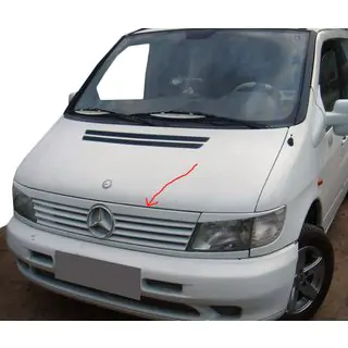 Plastová lišta do masky chladiče Mercedes Vito W638 1996–2003 fotografie 1
