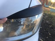 Mercedes Vito W639 2004–2014 Rovná mračítka na světlomety (2004-2010, 2 ks, plast) Matná černá fotografie 7