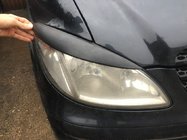 Mercedes Vito W639 2004–2014 Rovná mračítka na světlomety (2004-2010, 2 ks, plast) Matná černá fotografie 16