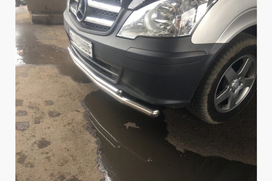 Mercedes Vito W639 2004–2014 Přední ochranný rám ST014 (nerez) 2010-2015, 70 → 48 mm Fotografie 7