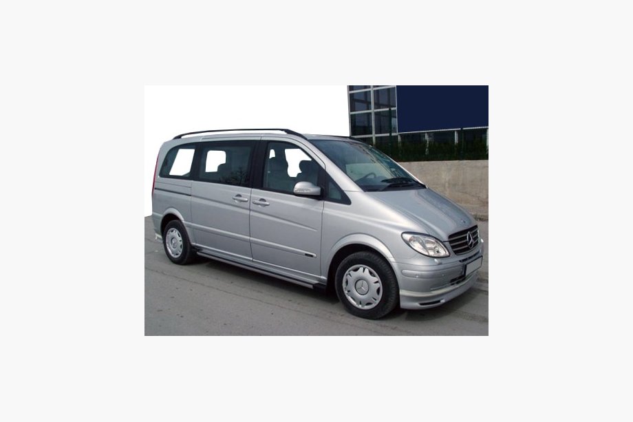 Mercedes Viano 2004–2014 Lip spoiler předního nárazníku Brabos Style (k lakování) Image