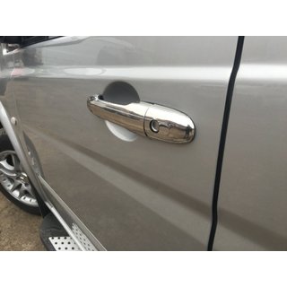 Nerezové kryty klik dveří Mercedes Viano 2004–2014 fotografie 2
