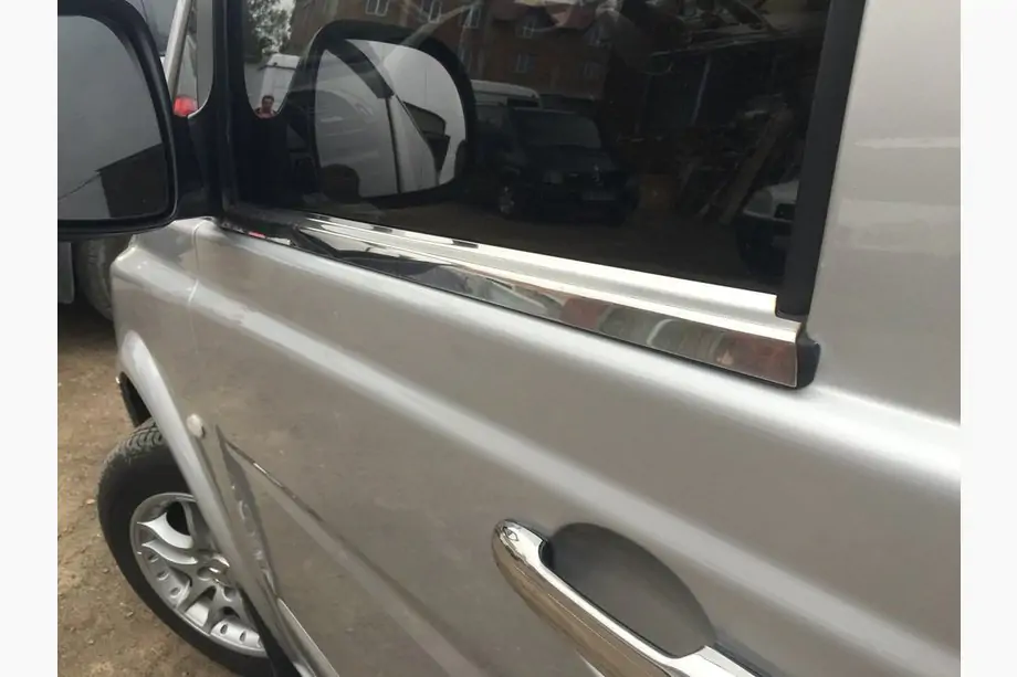 Mercedes Viano 2004–2014 Okenní lišty (2 ks, nerez) Fotografie 2