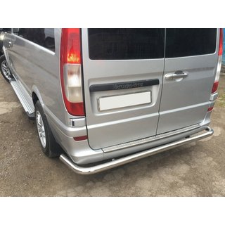 Zadní ochranný rám AK005 (nerez) Mercedes Vito W639 2004–2014 fotografie 1