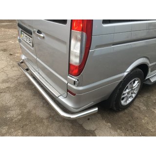 Zadní ochranný rám AK005 (nerez) Mercedes Vito W639 2004–2014 fotografie 2