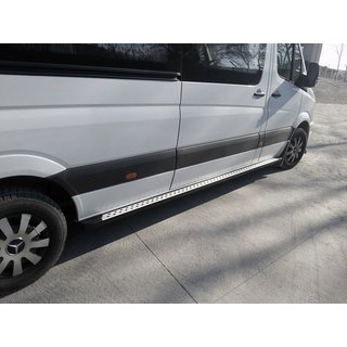 Boční nášlapy DOT-Line (2 ks, hliník) Volkswagen LT 1995–2006 fotografie 1