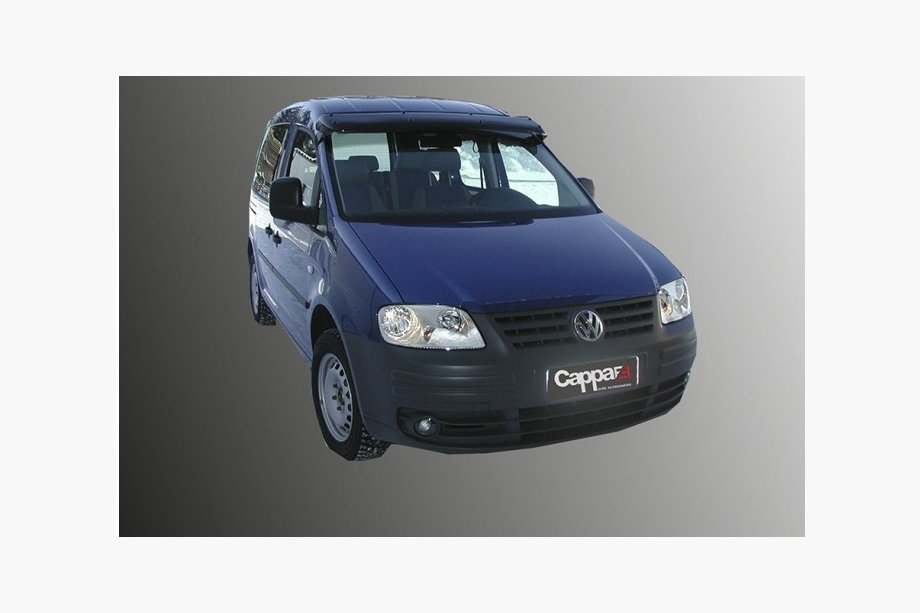 Volkswagen Caddy 2015–2020 Sluneční kšilt na čelní sklo (černý lesk, 5 mm) Image