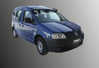 Volkswagen Caddy 2015–2020 Sluneční kšilt na čelní sklo (černý lesk, 5 mm) fotografie 2