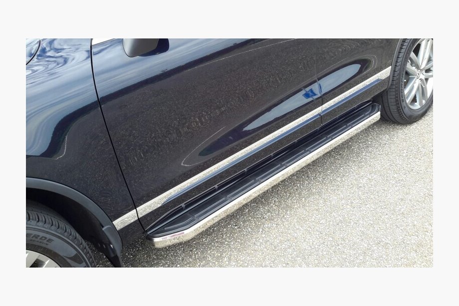 Volkswagen Touareg 2010–2018 Boční nášlapy ve stylu originálu V1 (2 ks, hliník) Image