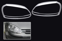 Volkswagen Golf 5 2003–2009 Rámečky světlometů (2 ks, plast) fotografie 1